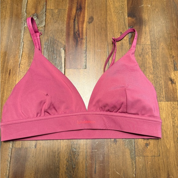 Lululemon nwt license to train triangle bra 4 6 washed mauve - Picture 2 of 7